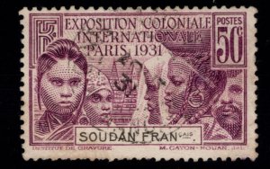 French Sudan Scott 103 Used Paris Exposition 1931 stamp