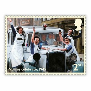 GB 4357 End of the Second World War Nurses celebrate 2nd single MNH 2020