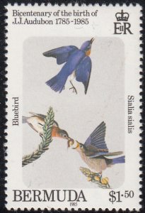 Bermuda 1985 MNH Sc #468 $1.50 Bluebird Audubon