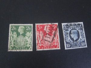 United Kingdom 1939 Sc 249A-251 FU