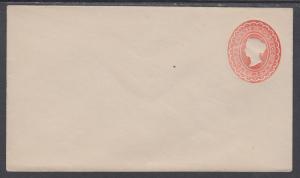 Tasmania H&G KB3 mint 1891 1p Printed to Private Order Envelope, creme paper