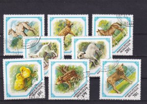 SA17a Mongolia 1982 Domestic Animals used stamps