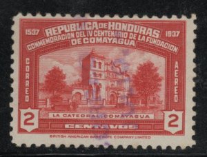 Honduras  Scott C85 Used stamp light cancel