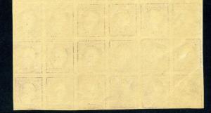 Scott #483 Washington Imperf Block of 54 NH (#483-34)