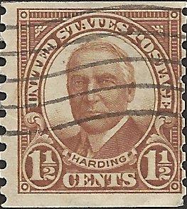 # 686 USED BROWN WARREN G. HARDING
