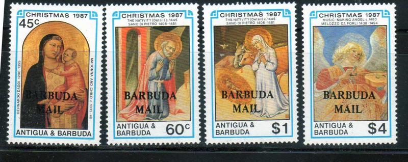 Antigua Barbuda 1063-1066 Christmas MNH Paintings
