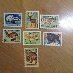 Czechoslovakia  # 1428-34  MH