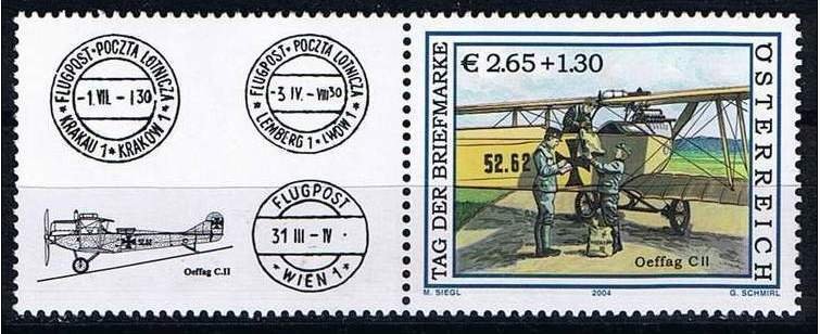 Austria 2004,Sc.# MNH Stamp Day: Airforces postal service, World War I