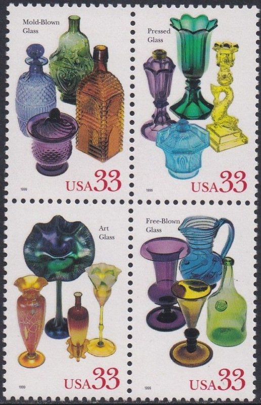 3328a American Glass MNH