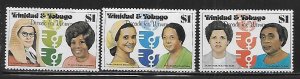 Trinidad & Tobago 337-9 1980 IWY Women's Year set MNH