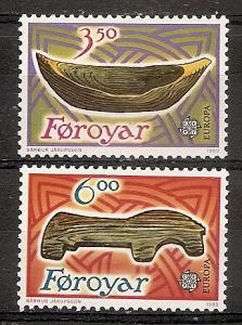 Faroe Islands 191-92 MNH 1989 Europa