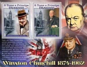 Stamps. Winston Churchill  2023 year 1+1 sheets NEW