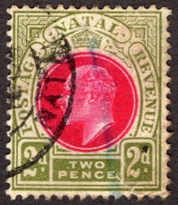 1902, Natal, 2p, Used, Sc 84