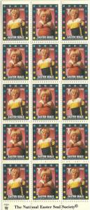 Crippled Children Easter Seals, 1988 Mint Sheet*-