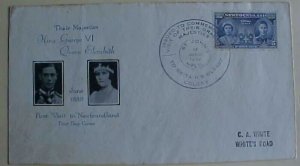 NEWFOUNDLAND FDC 1939
