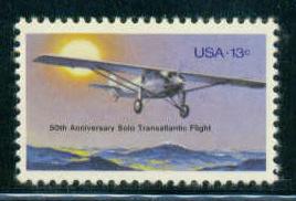 1710 13c Lindbergh Flight Fine MNH