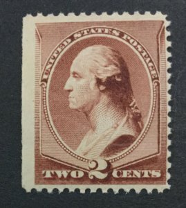 MOMEN: US #210 MINT OG NH POST OFFICE FRESH #300160