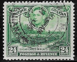 British Guiana 234a  1951  24 c vf used