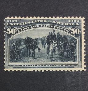 US #240 MINT OG H $500 LOT #8273