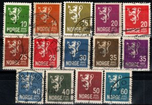 Norway #115-28  F-VF Used CV $10.60 (X457)