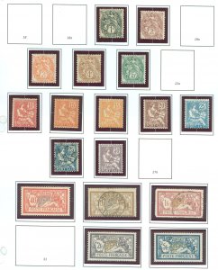 France/Egypt/Port Said #18b/32 Unused Single