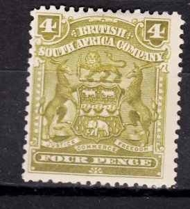 J43879 JLStamps 1889=1908 rhodesia mhr #64 arms