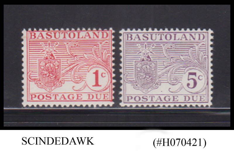 BASUTOLAND - 1964 POSTAGE DUE STAMPS SCOTT#J9-J10 - 2V HINGED