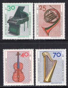 Germany B503-B506 Music MNH VF