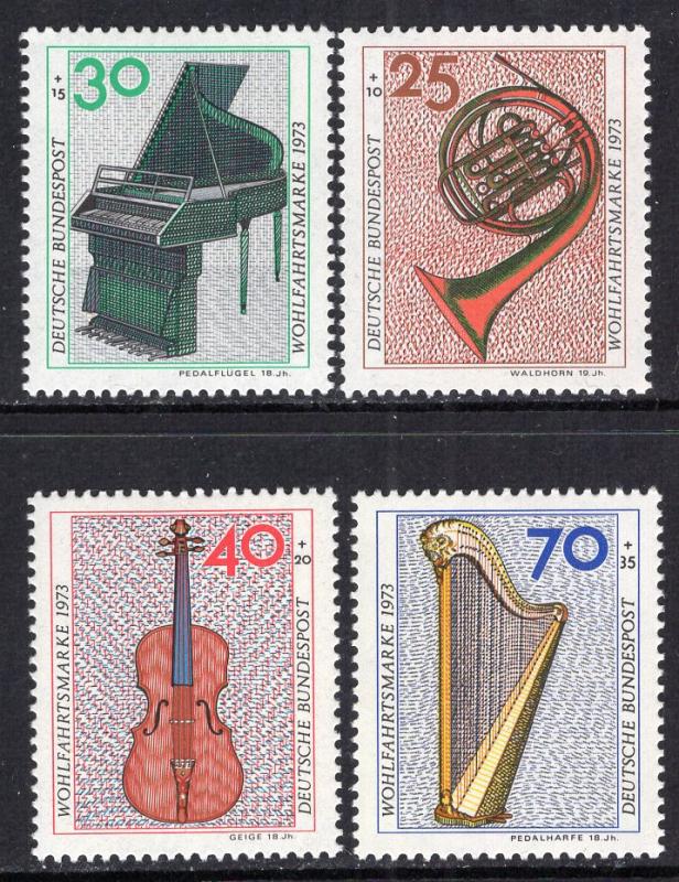 Germany B503-B506 Music MNH VF