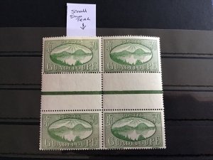 French Guadeloupe 1928 Mint Never Hinged Gutter Stamp Blocks R43702