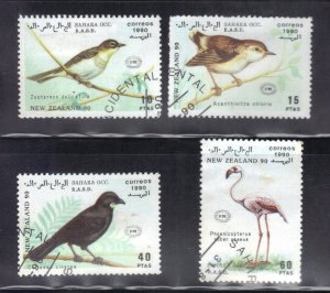 WESTERN SAHARA, NEW ZEALAND  ILLEGAL STAMPS 1990