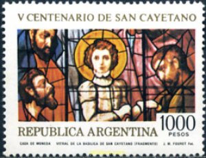 255015 MNH ARGENTINA 1981 V CENTENARIO DE SAN CAYETANO