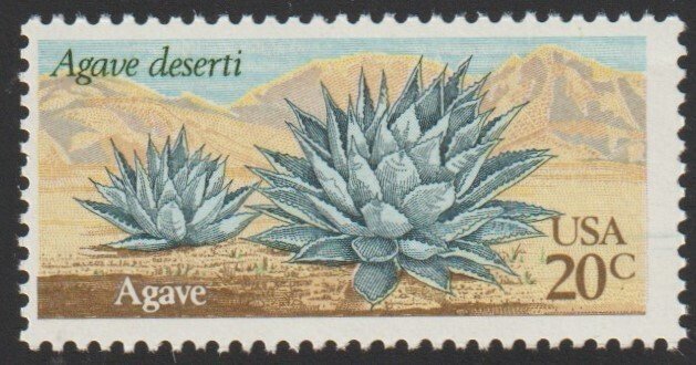 SC# 1943 - (20c) - Desert Plants: Agave Cactus, MNH Single