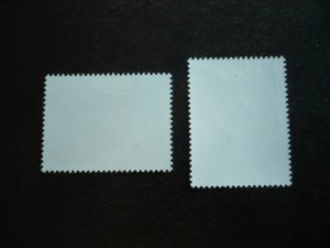 Stamps - Lebanon - Scott# C597-C598 - Mint Hinged Part Set of 2 Stamps