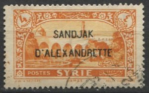 Syria - Alexandretta; 1938: Sc. # 7; Used Single Stamp