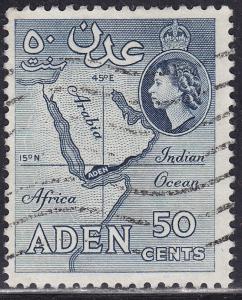 Aden 53b Map of Aden 1955