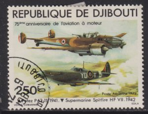 Djibouti C125 Potez P63-11 & Supermarine Spitfire HF-VII 1979