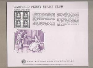 SC111 Sou Card  GARFIELD PERRY STAMP CLUB  Mar 21-23,1986 