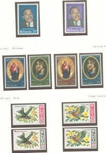 St. Lucia #235-244 Mint (NH) Single (Complete Set) (Fauna) (King)