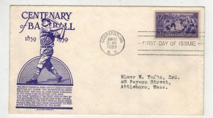 1939 BASEBALL CENTENNIAL 855-1 ANDERSON COLOR VARIETY PURPLE