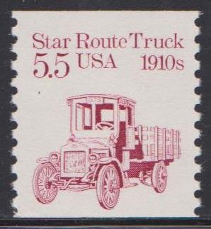 2125 Star Route Truck F-VF MNH transportation coil single