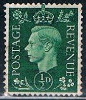 UK 235, 1/2p George VI, used, VF