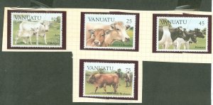 Vanuatu #372-6  Single (Complete Set)