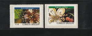Uruguay  1763, 1770  MNH  Acca  Sellowiana  y  Eugenia  Uniflora