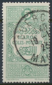 French Morocco   SC# Q1  Used  Parcel Post  see details and scans 