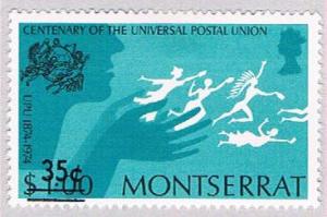 Montserrat 318 MLH Postal Images surcharged 1975 (BP33910)