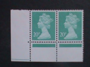 ​GREAT BRITAIN- QUEEN ELIZABETH II MINT BLOCK OF 2 -VF WE SHIP TO WORLD WIDE