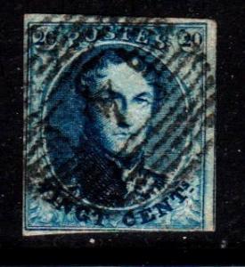 Belgium  7 - FVF used - 3 1/2 margin copy