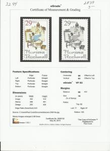 # 2839 MINT NEVER HINGED NORMAN ROCKWELL VF+