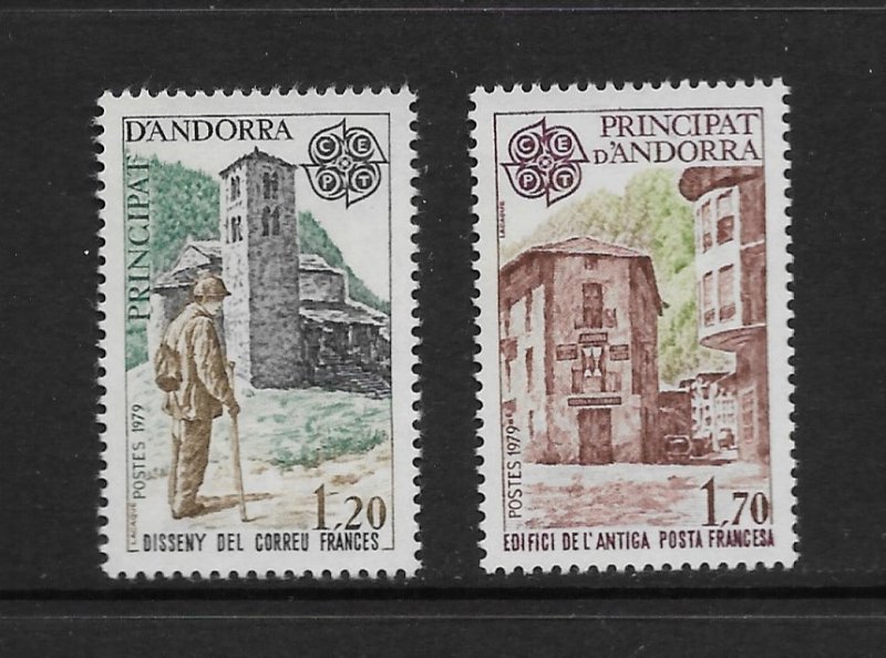 ANDORRA (FR)  #269-70  EUROPA 1979 MNH